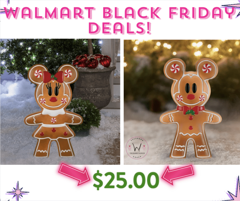 Minnie & Mickey Mouse 24 Inch Lighted Gingerbreads!